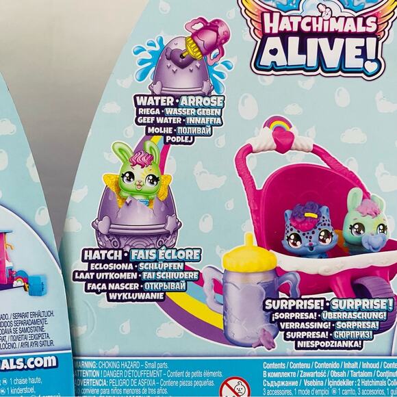 Hatchimals | Hatch n’ Stroll & Hungry Hatchimals Playsets Bundle NWT - Picture 2 of 13